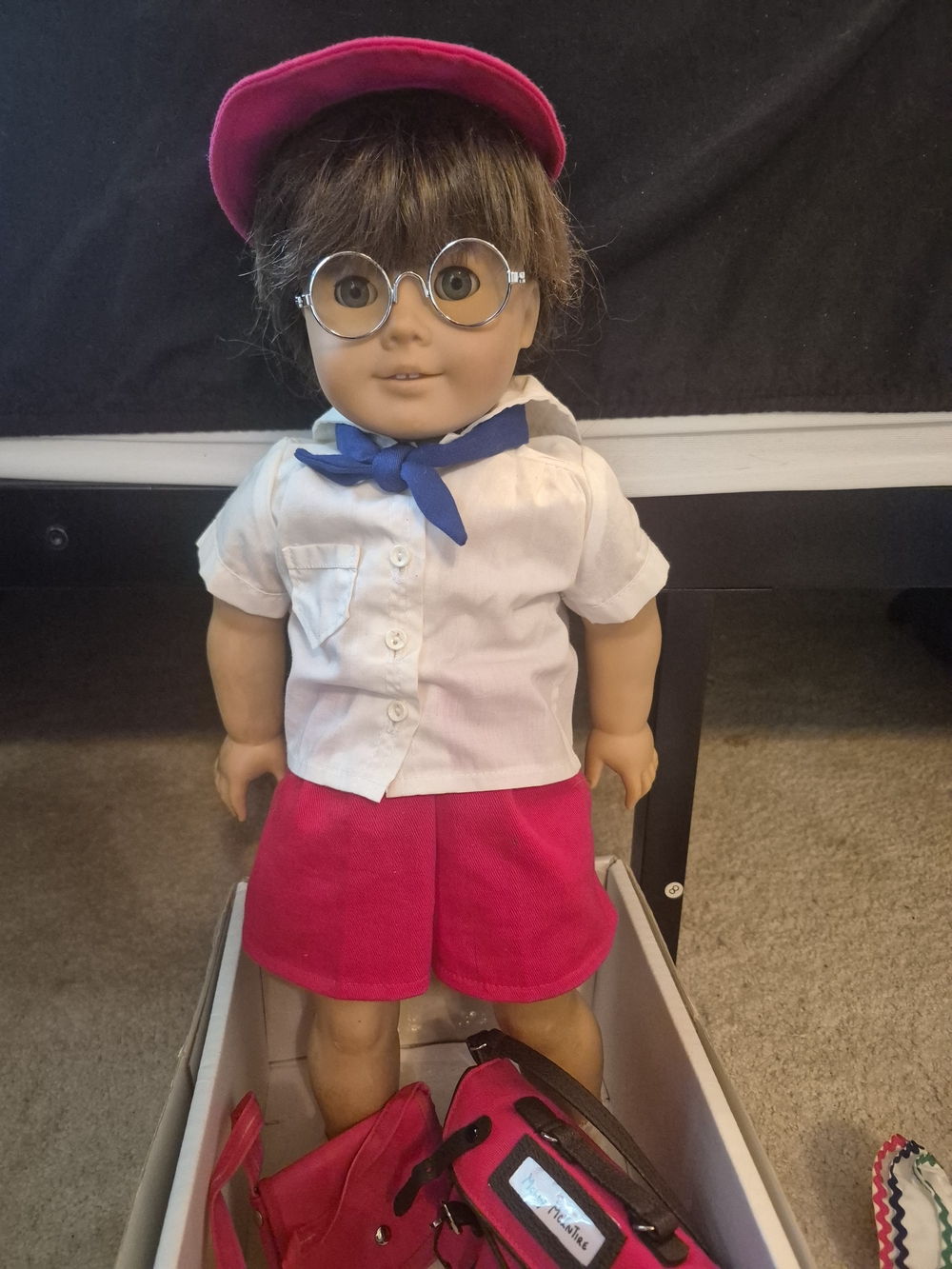 American Girl Pleasant Company Molf Molly With Camp Outfit And Meet Outfit